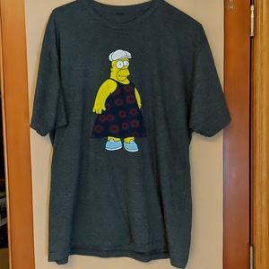 Phish Homer Simpson Fishman Donut Dress VTG Tee XL